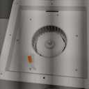 FEITON Square Bathroom Exhaust Fan with Light, 160 CFM 35W 4 Inch Duct, 100240V 1.0 Sones Quiet Bathroom Ceiling Fan, Shower Fan Light Combo(Mounting Hole: 10.2 x 10.2 Inches)