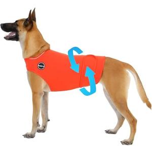 Kodervo Dog Anxiety Vest, Skin-Friendly Thunder Jacket for Dogs, Dog Calming Shirt for Thunder, Fireworks, Vet Visits and Separation - Keep Pet Calm Without Medicine, Fit for Small Medium Large Dogs, S