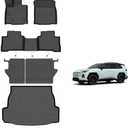 KELCSEECS Floor Mats with Seatback Mats for Toyota Rav4 Hybrid 2026 | (Not for Phev,Not for Cargo Area with subwoofer),All Weather Protection TPE Floor Liners for Full Set Rav4 Hybrid Accessories