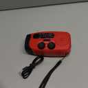 Emgykit 086S Hand Crank Emergency Radio - 2000mAh/7400mWh AM/FM/NOAA Solar Hand Crank Emergency Radio with 3 LED Flashlight, SOS Function for Emergencies, Camping - Red