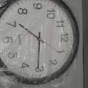 Bernhard Products Black Wall Clock Silent Non Ticking - 16 Inch Extra Large Quality Quartz Battery Operated Round Easy to Read Home/Office/Business/Kitchen/Classroom/School Clocks