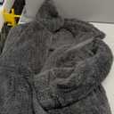 Women's Jacket Grey Fluffy L