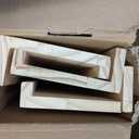 AZSKY 36 Inch Picture Ledge Shelf Solid Wood Large Floating Shelves Wall Mounted Rustic Natural Shelves for Home, Living Room, Bedroom, Bathroom, Office 3 Same Sizes, 36in Set 3