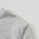 SSLR Womens Long Sleeve Shirts Basic Crop Tops Slim Fit T-Shirts Stretch Crew Neck Tee Comfort (Gray, Large)