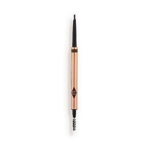 Charlotte Tilbury Brow Cheat Eyebrow Pencil - Refillable Micro-Precision Brow Pencil with Angled Tip for Natural Hair-Like Strokes - 16-Hour Wear, Waterproof, Vitamin E + Carnauba Wax,Natural Brown