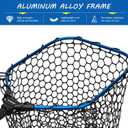 THKFISH Carbon Fiber Fishing Landing Net- 27 to 157.5 Inch Long Handle, Portable Collapsible Fishing Net for Salmon, Steelhead, Fly, Catfish, Bass, Trout Fishing, Trout Net, Dip Net Gifts for Men, 157.5 Telescopic Handle