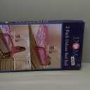 Dream On Me Lightweight Mesh Security Adjustable Bed Rail Double Pack with Breathable Mesh Fabric in Pink, 2 Count (Pack of 1)