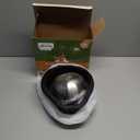 Newget Stainless Steel Dog Bowl Set, 304 Metal Dual Food & Water Bowls for Dogs & Cats, Large Capacity Pet Feeder, Anti-Skid Dog Dish for Small/Medium/Large Pets (Black)