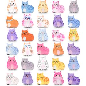 MORCART 30PCS Cat Magnets for Fridge, Cute Magnets for Refrigerator Locker Whiteboard Decorative Magnetic Board Cabinets Classroom Office Cubicle School Gift for Adult