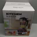 Blender for Smoothies, Blenders for Kitchen with 68Oz. Pitcher and 20Oz.Juicer Container, Smoothie Blender for Ice Crushing, Frozen Fruits, Red