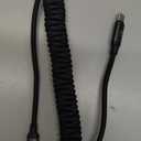 240W USB C to USB C Cable Coiled, Braided Type C Charger for Car 240W Fast Charging Cord Compatible with iPhone 17 16 15, iPad, Samsung Galaxy, Google Pixel, Moto, LG, TCL Phones