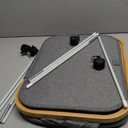 Laundry Hamper with Wheels,29 Gal (110L) Laundry Basket with lid Rolling Clothes Hamper Foldable Dirty Clothes Basket on wheels with Bamboo Frame and Bag for Bedroom, Dorm, Laundry Room-Grey