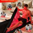 Red Light Therapy Mat Full Body 87.4" x 33", 2874 LEDs, 660/850nm
