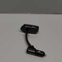 Nulaxy Car Bluetooth FM Transmitter [2024 Upgraded], 1.44" Display Flexible Gooseneck, Handsfree Call Wireless Music Stereo Audio Player Radio Adapter Car Kit USB Phone Charger, TF SD Card AUX-KM18 (Black)