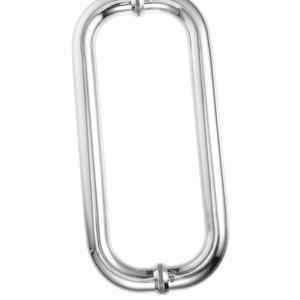 Alipis 304pair Stainless Steel Handle Shower Door Pull Handle Back Door for Bathroom