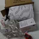 Plug in Pendant Light, Hanging Light with Plug in Cord with Dimmable Switch, Hanging Lamp with 15 ft Clear Cord, Pendant Lights Fixture for Bedroom Kitchen Island (Bulb Included) (Flower)