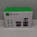 Food Processor 4 Cup, Electric Food Chopper, Small but PowerfulMeat Grinder with 2 Bowls, 2 Speed & 4 Blades for Vegetable, Meat, Nuts, Functions for Chopping, Dicing, Mixing and Puree