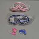 Seago Swim Goggles 2 Pack Anti-Fog Anti-UV Wide View Swimming Goggles for Kids 3-14