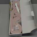 Accordian Door Curtain,Install Adhesive Track 100% Blackout Doorway Curtains,Suitable for Bedroom,Closet,Interior Room Divider,Pink 55" W78" L,1 Piece