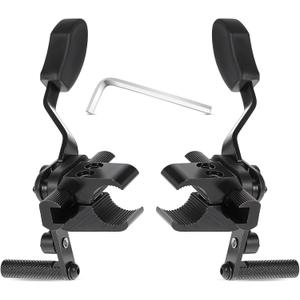 Heavy Duty Wheelchair Brakes Wheel Locks, Drive Wheelchair Parts, Transport Chair Brake, Universal Brake Replacement Parts for 1" Tubing, Side Mount Bolt on Style(1 Pair)