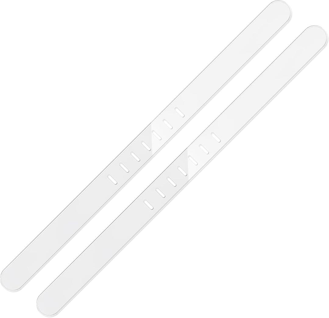 6 x Bed Sheet Rack Replacement Straps 2PCS Replacement Straps are Compatible with Most Lock Bed Sheet Racks Transparent