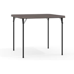 Flash Furniture Square Plastic Folding Table, 3 ft, Dark Gray Flash Furniture Square Plastic Folding Table, 3 ft, Dark Gray