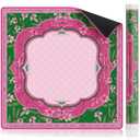 Virora Mahjong Mat for Table, American Mahjong Mat with Rules, 3MM Non-Slip Rubber Noise Reduction Mah Jongg Pad, 32.7x32.7in Rolled No Creases Waterproof Mahjong Table Cloth for Mah Jong & Card Games