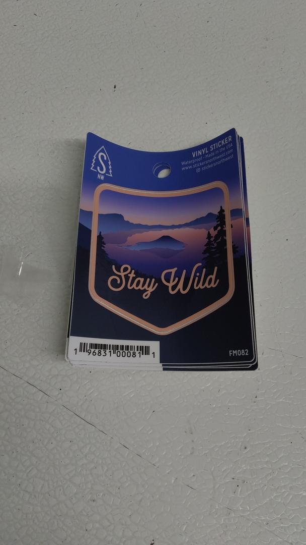 Vinil Sticker Stay Wild FM082 4Pack