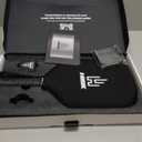 RAV PRO Pickleball Paddle - Ultimate HIGH END 16mm Japanese Toray T700 Raw Carbon Fiber CFS w/Excellent GRIT Roughness Texture, Aero Dynamic Curve, USAPA Approved, Non Slip Grip (Black)