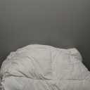 Feather Down Fiber Comforter Queen Size, Ultra Soft 100% Cotton Duvet Insert, Luxurious Hotel Collection White Bedding Comforters, All Season Medium Warmth 90 x 90 Inch. (Queen 90"x90")