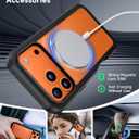 seacosmo for iPhone 17 Pro Case, Full Body Bumper with Built-in 9H Tempered Glass Screen and Camera Lens Protector, Compatible with MagSafe, Shockproof 17 Pro Phone Case, 6.3", Black