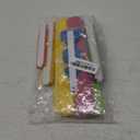 ZERODECO Fiesta Mexican Party Decorations, 21 Pcs Multi-color Paper Fans, Pom Poms Flowers for Cinco De Mayo Taco Themed Birthday Party Supplies