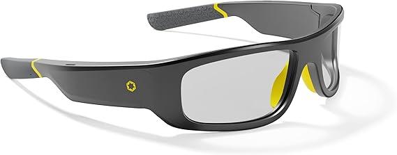 Lucyd Armor Smart Safety Glasses, TR90 Frame, Light Adaptive Lenses, Open Ear Speakers & Microphone