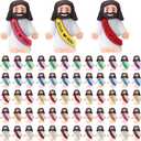 60PCS Little Jesus Figures, Mini Jesus Figurines in Bulk, Multicolor Tiny Jesus Figures, Miniature Figurines to Hide and Seek Religious Gifts for Easter Egg Stuffers