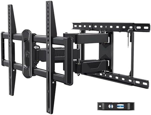 Mounting Dream UL Listed Full Motion TV Mount for Most 42-84 Inch TVs, Adjustable TV Wall Mount Swivel and Tilt, Loading 100 LBS, Max VESA 600x400mm, Fits 16", 18", 24" Studs MD2617-24K
