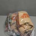 Boho Throw Blanket for Bed 80x90, 100% Cotton Woven Blanket for Couch Sofa, Ultra Soft 4-Layer Muslin Quilt with Floral Printed, Farmhouse Bed Blanket/Cover for Living Room Decor