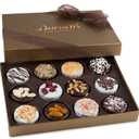 Barnetts Gift Basket, 12 Chocolate Covered Cookies Gourmet Candy Box, Expiry: 01/25/27