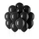 DECOCKRAT Black Latex Balloons Kit - 110PCS Party Balloons, 12'' Helium Balloon Set with Ribbon, Perfect for DIY, Birthday, Baby Shower, Wedding, Anniversary & Holiday Decoration