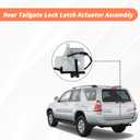 Rear Tailgate Lock Latch Actuator Assembly Compatible with Toyota 4Runner 2003-2009 Replaces# 69110-35090 69110-35060 69110-35062 - Compatible with 4.0L 4.7L SR5 Models