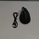 Nulea MD280 Ergonomic Vertical Wireless Mouse - Bluetooth & 2.4G Dual Mode, 4 Adjustable DPI 800/1200/1600/2400, Rechargeable, Silent Clicks, No Lag, 6 Buttons - Perfect for Laptop, Desktop Black