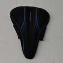 X WING Bike Seat Cover Padded Memory Foam fits Peloton, Peloton Bike+, City, Road & Mountain, Bike Seat Cushion Comfort for Men and Women, Bicycle Seat Cover with Cross-Stitch Velcro Straps