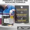 Descaling Tablets- 24 count- For Baby Bottle Washers- Removes Scale and Mineral build-up - Compatible with Baby Brezza, Momcozy, Grownsy, Papablic Washer-6 month supply