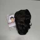 Baruisi Men Wigs Short Black Wig Synthetic Heat Resistant Natural Halloween Cosplay Hair Wig