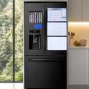 Magnetic Dry Erase Calendar Whiteboard Set  Monthly Weekly Planner, Habit Tracker, Grid & Blank Boards with 7 Markers & Eraser, Fridge Magnet Organizer for Home & Office Gift