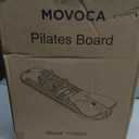 MOVOCA Pilates Board, Foldable Pilates Reformer Equipment with Timer, 7-in-1 Multi-Purpose Portable Pilates Reformer Machine Home Pilates Kit for Home Workout, Fitness, Exercise, Abs, Core Equipment