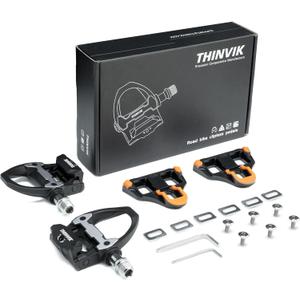 Thinvik Road Bike Cleats for Shimano SPD-SL Locking Cycling Pedals Cleat for Shimano SH10 SH11 SH12 System Shoes