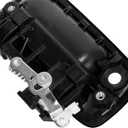 Exterior Front Driver Door Handle and Passenger Door Handle with Keyhole Replacement Set Compatible with 1999 2000 2001 2002 2003 2004 Toyota Tacoma Replaces 69220-35020, 69210-35020, Textured Black