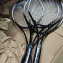 4 Pack Tennis Rackets for Adults Prestrung Lightweight, 27"