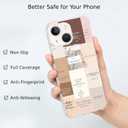 God Verses Collage Phone Case Compatible with iPhone 15 Plus, Aesthetics God Quotation Collage Teen Girl Boy Silicone Shockproof TPU Bumper Case for iPhone 15 Plus