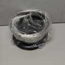 Bellemain Mixing Bowls with Lids Set - Stainless Steel Mixing Bowls with Airtight Lids - Food Storage Containers - 3PCS Set with Non-Slip Bottoms Kitchen Essentials for Baking - Serving (Silver/Black)